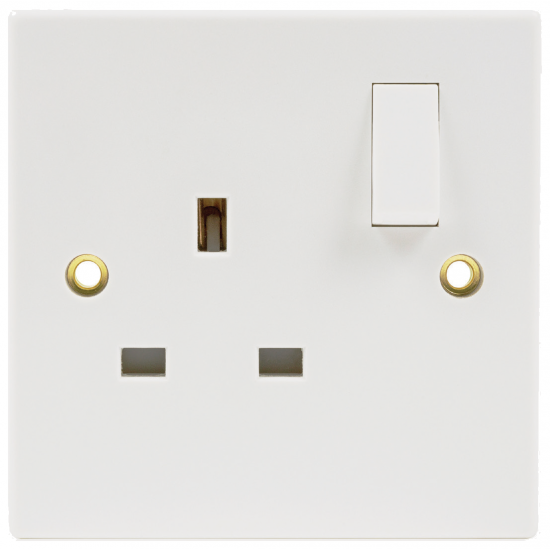 S131S NIGLON Artic Edge 13A 1G S Pole Sw Socket